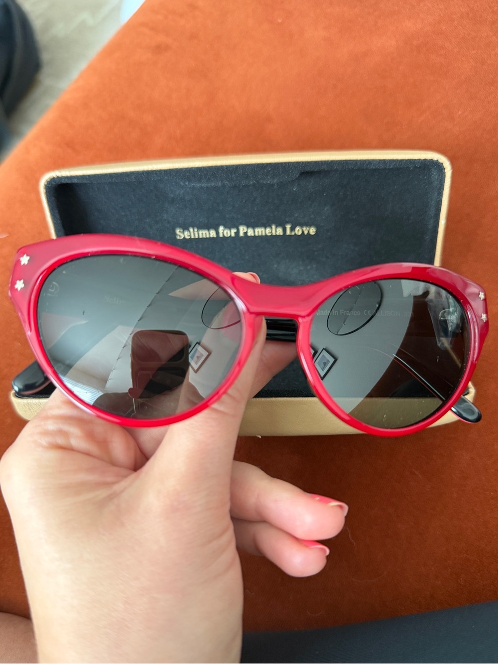 SELIMA OPTIQUE x PAMELA LOVE Allison cat-eye sunglasses
